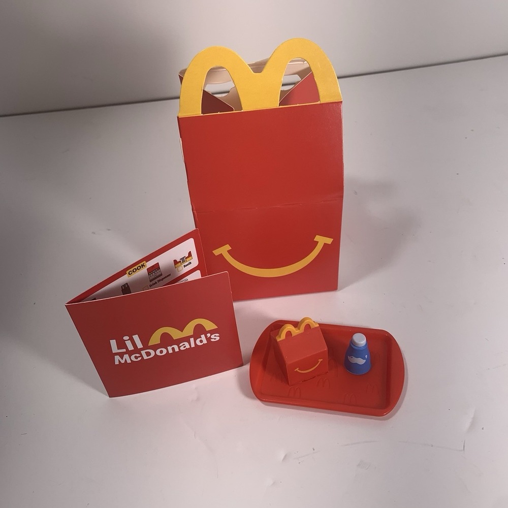 Lil McDonald's Happy‎ Meal Toy #15 Happy Meal And Milk jug 2025 McDonald's Happy